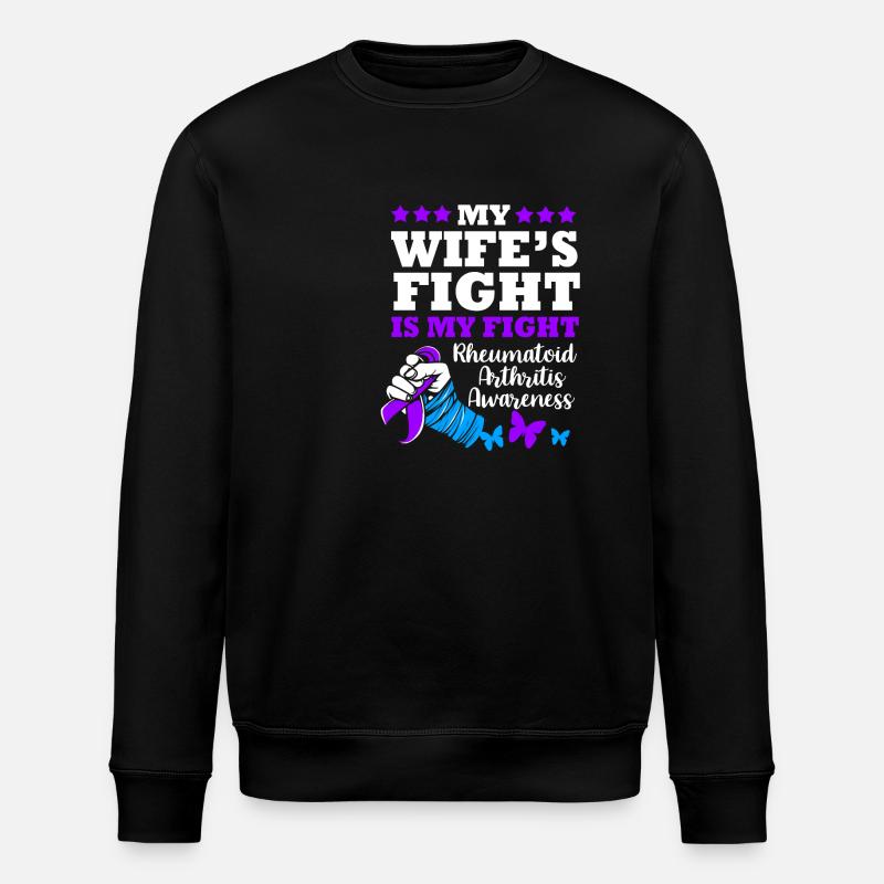 Rheumatism Arthritis - Stanley/Stella ROLLER Unisex Organic Sweatshirt - black