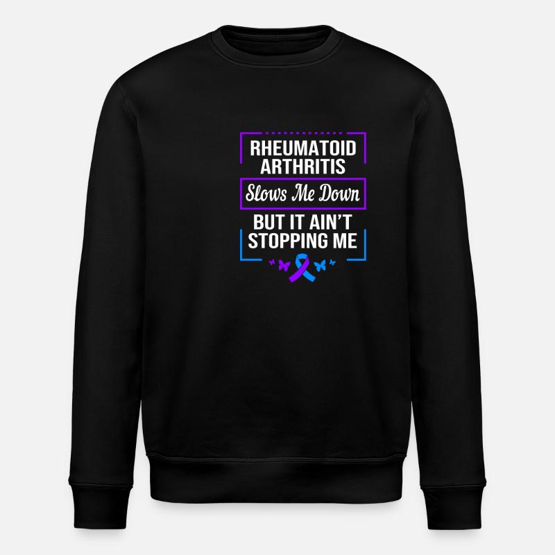 Rheumatism Arthritis - Stanley/Stella ROLLER Unisex Organic Sweatshirt - black