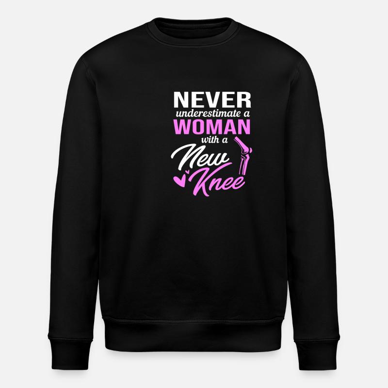 Chirurgie du genou - Sweat bio ROLLER Stanley/Stella Unisexe - noir
