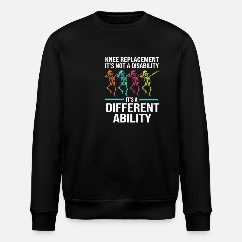 Chirurgie du genou - Sweat bio ROLLER Stanley/Stella Unisexe - noir