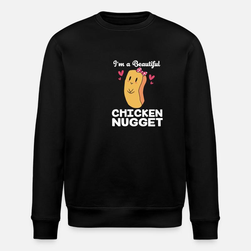 Nuggets de poulet - Sweat bio ROLLER Stanley/Stella Unisexe - noir