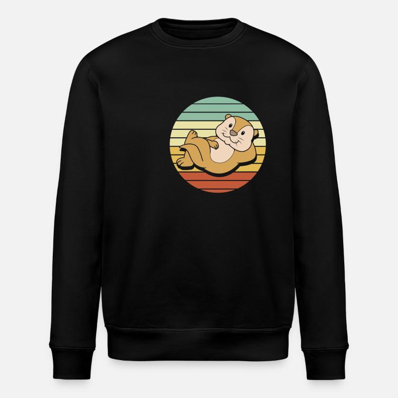 Otter - Stanley/Stella ROLLER Unisex Organic Sweatshirt - black