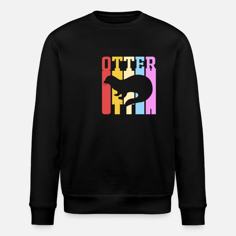 Loutre - Sweat bio ROLLER Stanley/Stella Unisexe - noir