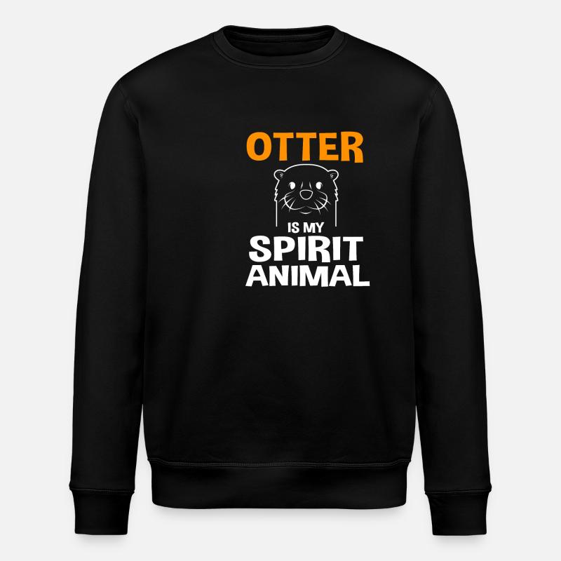 Otter - Stanley/Stella Unisex Bio-Sweatshirt ROLLER - Schwarz