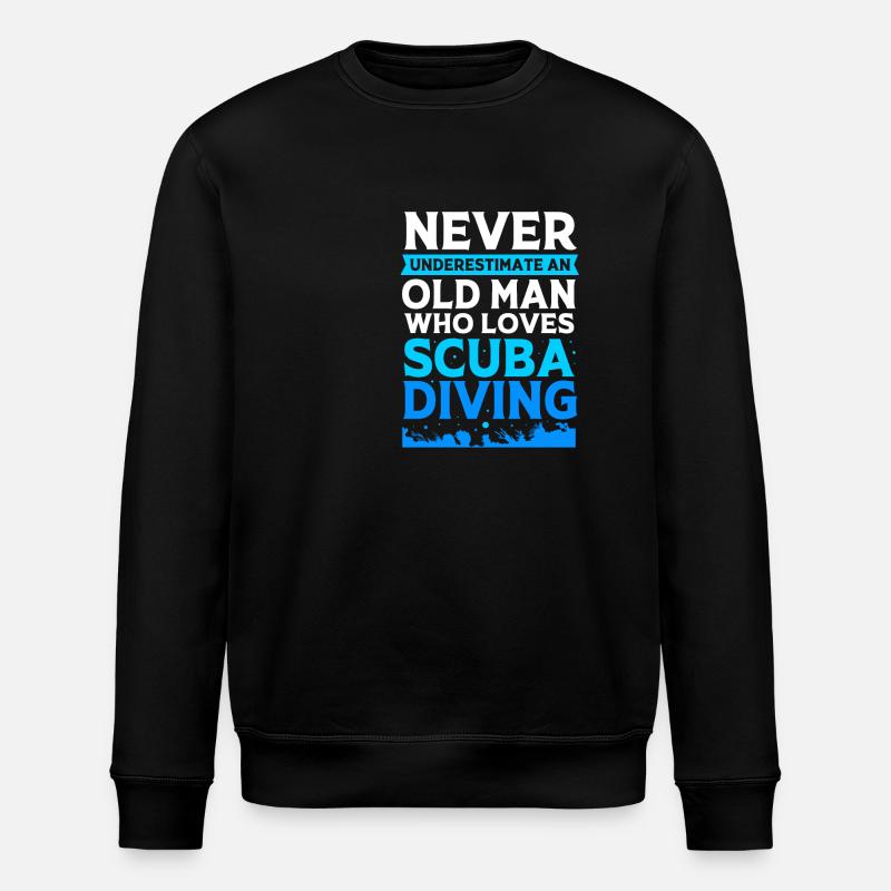 Dive - Stanley/Stella ROLLER Unisex Organic Sweatshirt - black
