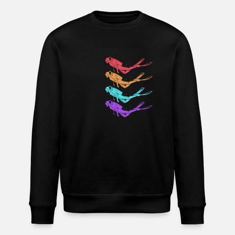 Plonger - Sweat bio ROLLER Stanley/Stella Unisexe - noir
