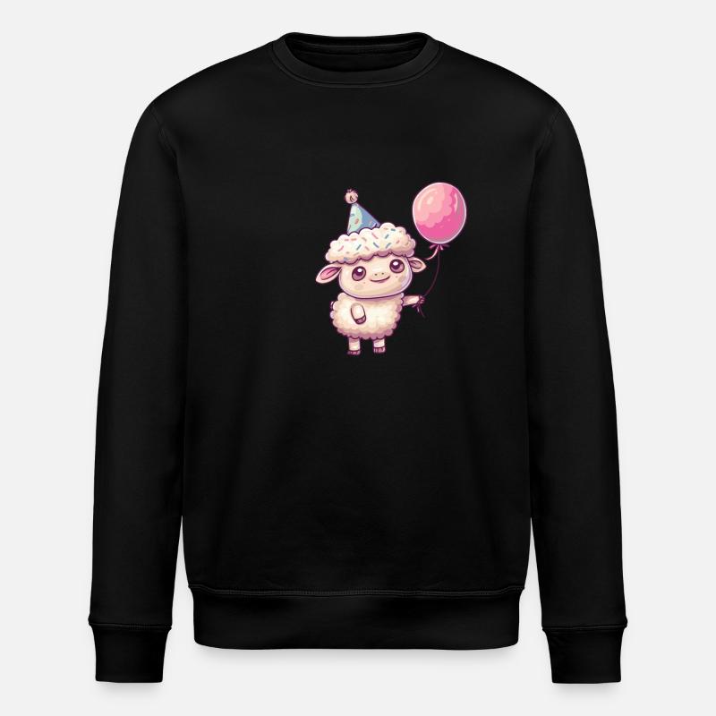 Bande dessinée d’anniversaire de mouton - Sweat bio ROLLER Stanley/Stella Unisexe - noir