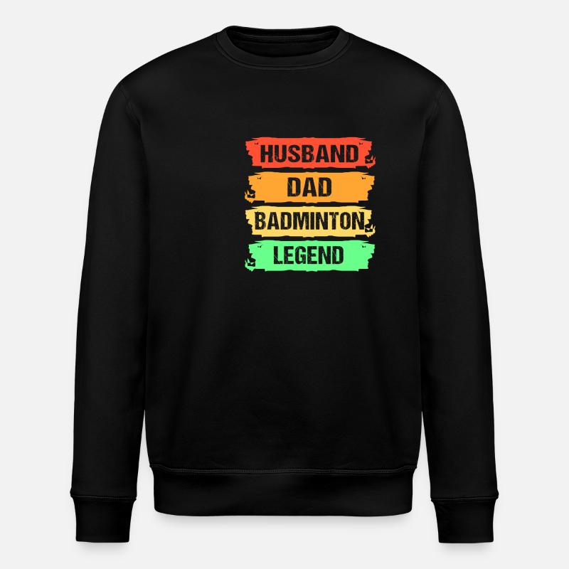Badminton - Stanley/Stella Unisex Bio-Sweatshirt ROLLER - Schwarz