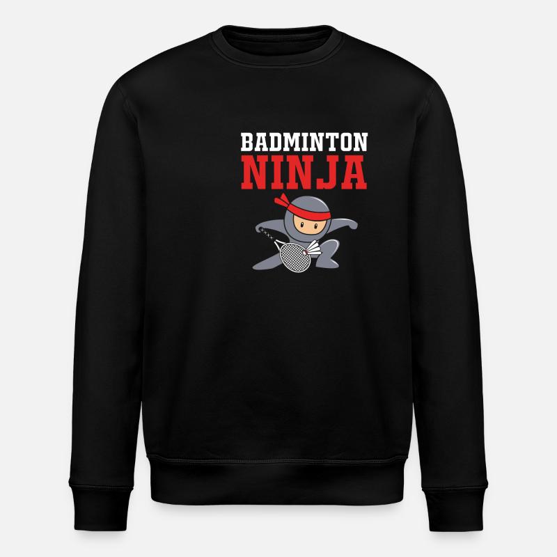 Badminton - Stanley/Stella Unisex Bio-Sweatshirt ROLLER - Schwarz