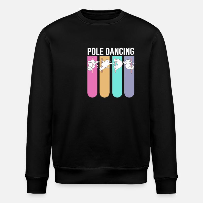 Pole Dance - Stanley/Stella ROLLER Unisex Organic Sweatshirt - black