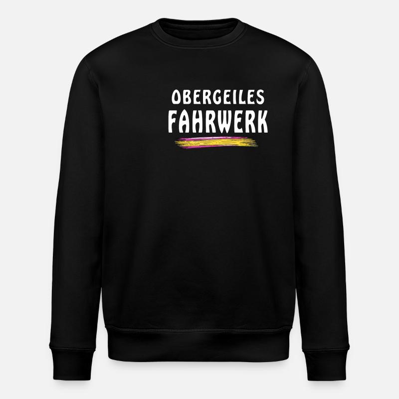 AWESOME CHASSIS - Stanley/Stella ROLLER Unisex Organic Sweatshirt - black
