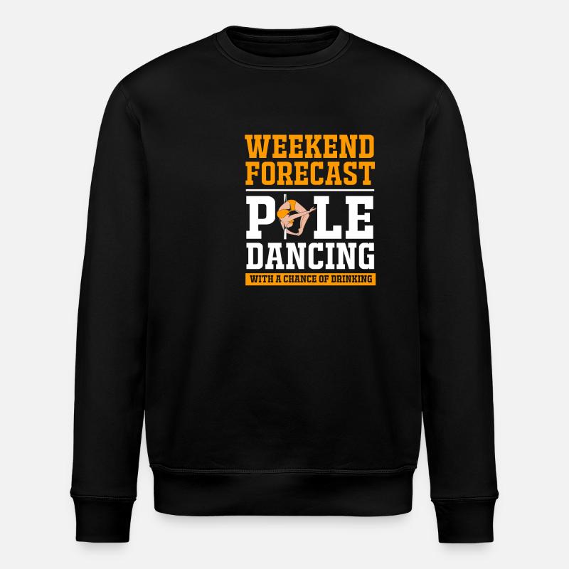 Pole Dance - Stanley/Stella ROLLER Unisex Organic Sweatshirt - black