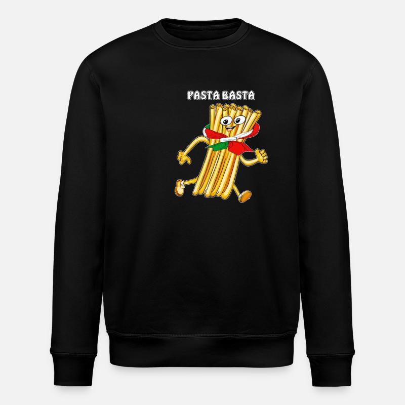PASTA BASTA - Stanley/Stella Unisex Bio-Sweatshirt ROLLER - Schwarz