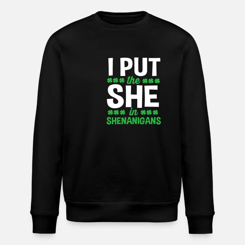 Shenanigan - Stanley/Stella Unisex Bio-Sweatshirt ROLLER - Schwarz