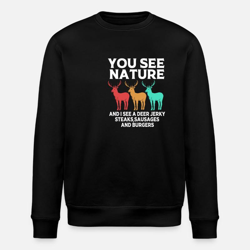 Hunter Hunt - Stanley/Stella ROLLER Unisex Organic Sweatshirt - black