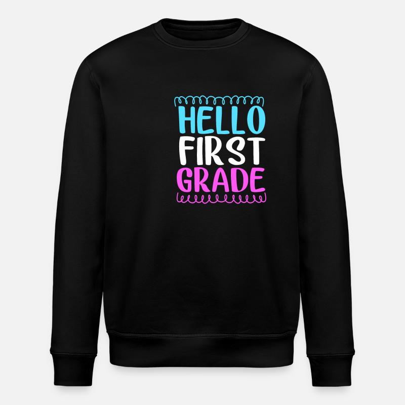 Erstklässler - Stanley/Stella Unisex Bio-Sweatshirt ROLLER - Schwarz