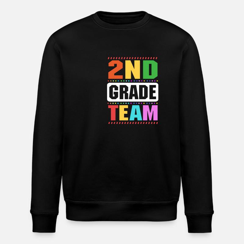 2. Klasse - Stanley/Stella Unisex Bio-Sweatshirt ROLLER - Schwarz
