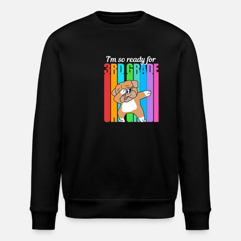 3rd Grade - Stanley/Stella ROLLER Unisex Organic Sweatshirt - black