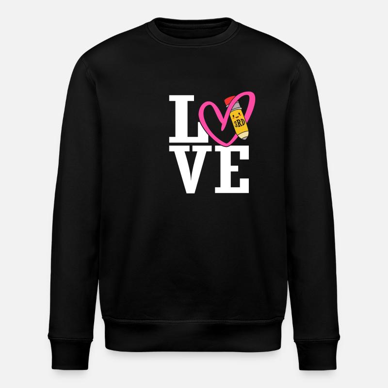 3rd Grade - Stanley/Stella ROLLER Unisex Organic Sweatshirt - black