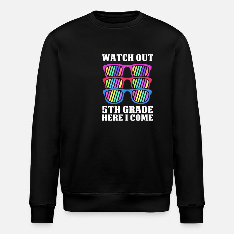5th Grade - Stanley/Stella ROLLER Unisex Organic Sweatshirt - black