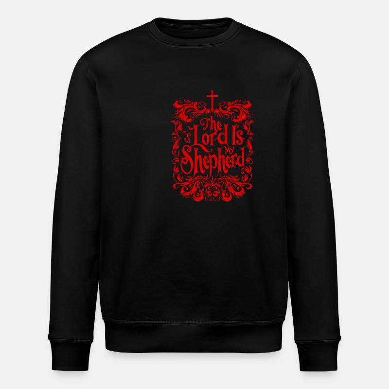 Verset biblique Jésus Psaume 23 - Sweat bio ROLLER Stanley/Stella Unisexe - noir