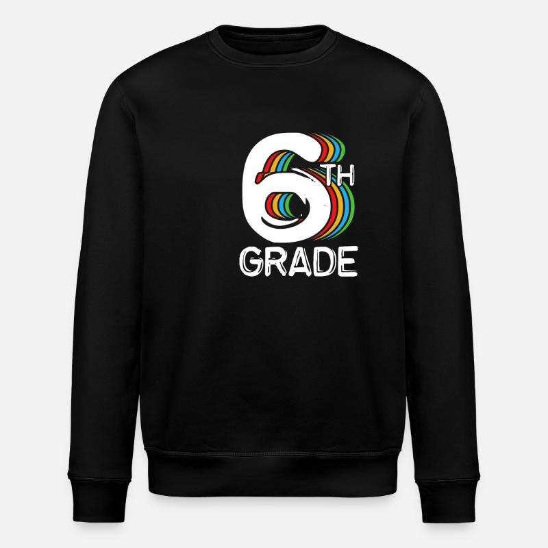 6th Grade - Stanley/Stella ROLLER Unisex Organic Sweatshirt - black