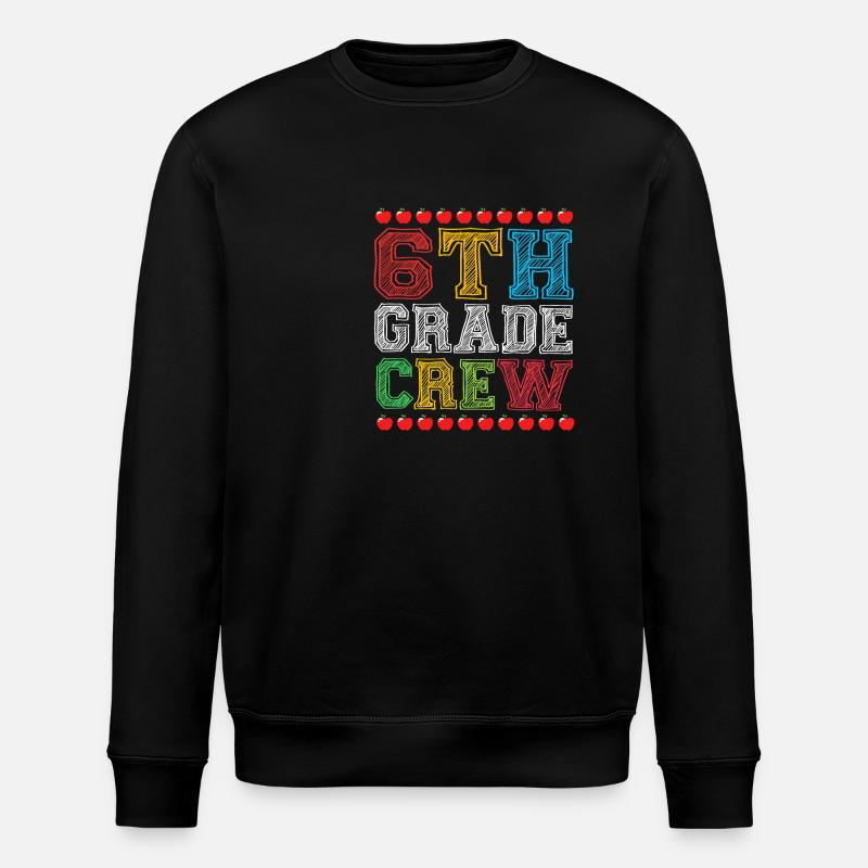 6. Klasse - Stanley/Stella Unisex Bio-Sweatshirt ROLLER - Schwarz