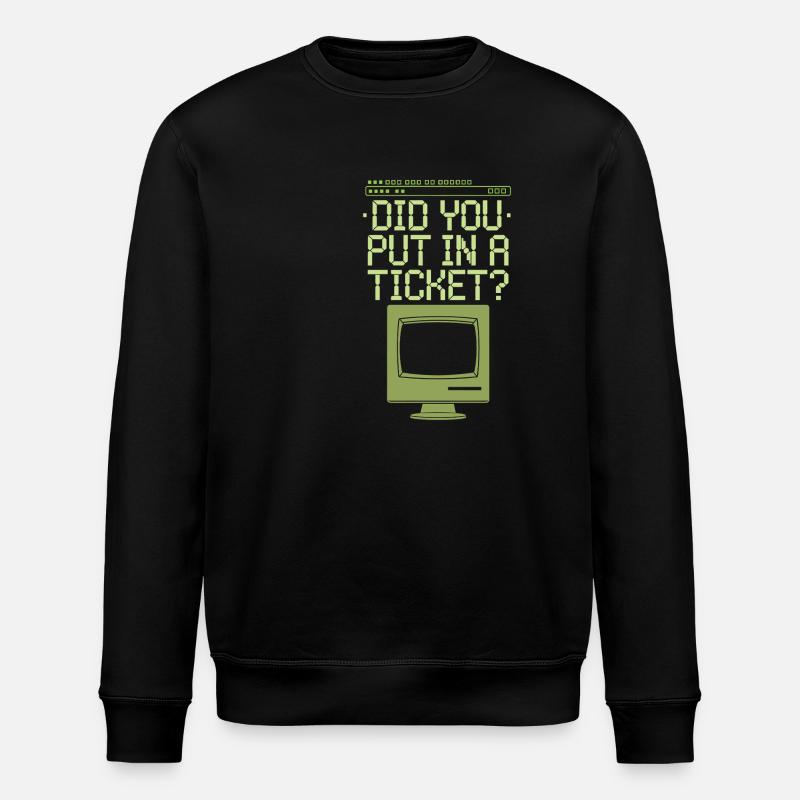AVEZ-VOUS DÉPOSÉ UN TICKET - Sweat bio ROLLER Stanley/Stella Unisexe - noir