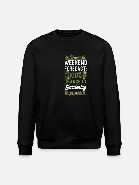 Plant Lover Gardening Weekend - Stanley/Stella ROLLER Unisex Organic Sweatshirt - black