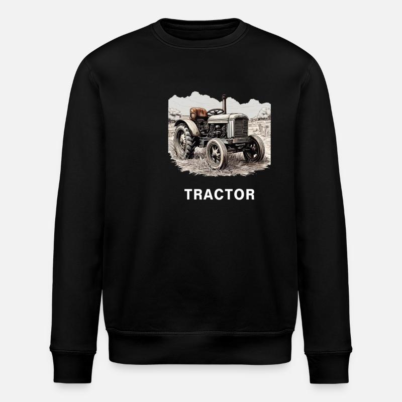 TRACTOR - Stanley/Stella ROLLER Unisex Organic Sweatshirt - black