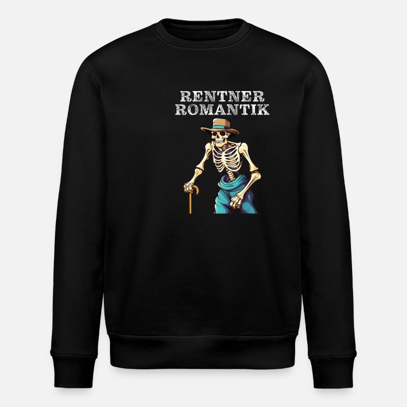 RENTNER ROMANTIK - Stanley/Stella Unisex Bio-Sweatshirt ROLLER - Schwarz