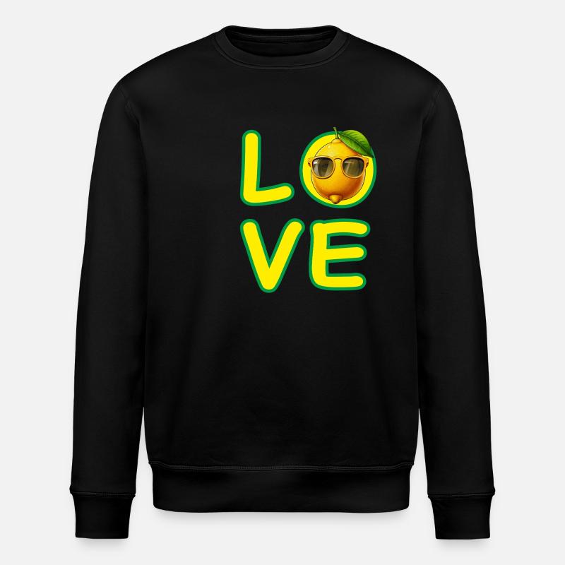AMOUR CITRON - Sweat bio ROLLER Stanley/Stella Unisexe - noir