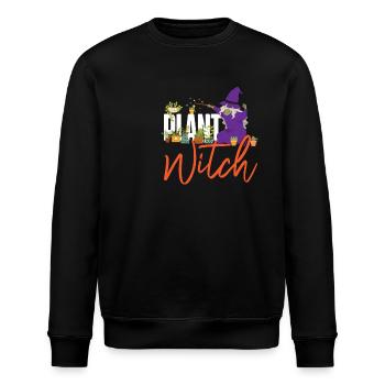 Plant Lover Gardening Halloween - Stanley/Stella ROLLER Unisex Organic Sweatshirt - black - Front - Nik (191cm)