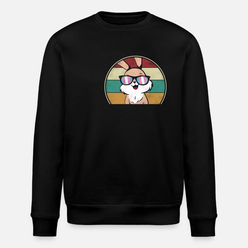 Transgender Trans LGBT Pride - Stanley/Stella Unisex Bio-Sweatshirt ROLLER - Schwarz