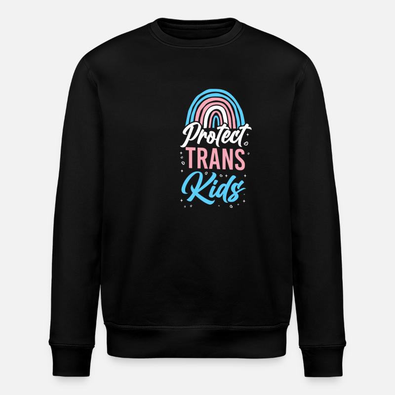 Transgender Trans LGBT Pride - Stanley/Stella Unisex Bio-Sweatshirt ROLLER - Schwarz