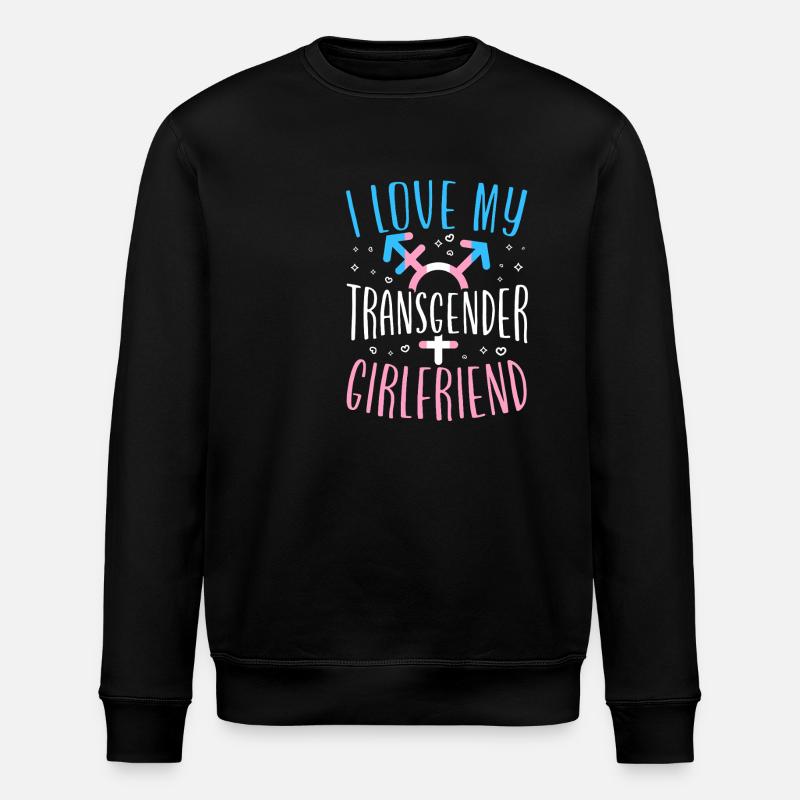 Transgender Trans LGBT Pride - Stanley/Stella Unisex Bio-Sweatshirt ROLLER - Schwarz