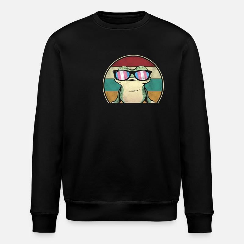 Transgender Trans LGBT Pride - Stanley/Stella ROLLER Unisex Organic Sweatshirt - black