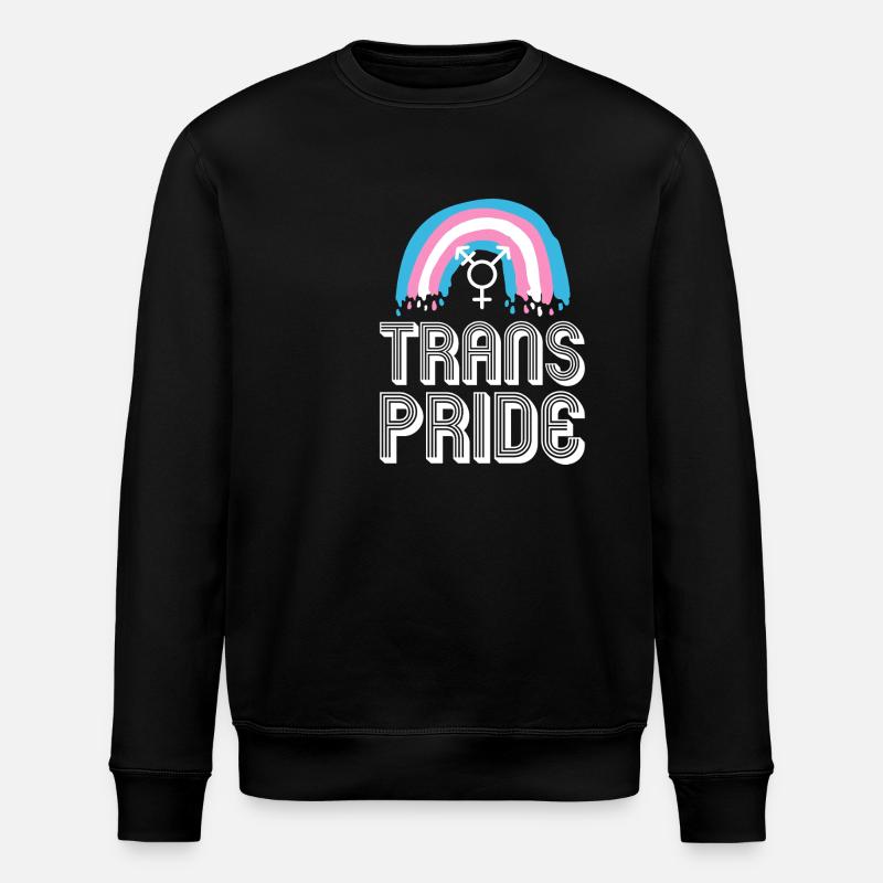 Transgender Trans LGBT Pride - Stanley/Stella Unisex Bio-Sweatshirt ROLLER - Schwarz