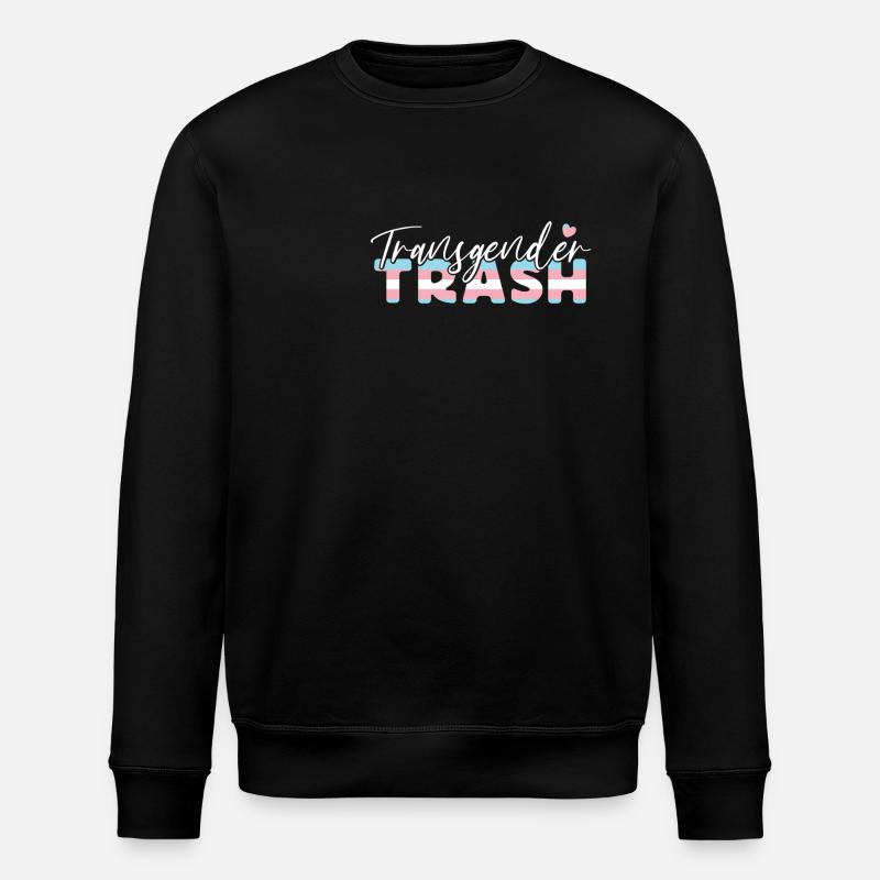 Transgender Trans LGBT Pride - Stanley/Stella Unisex Bio-Sweatshirt ROLLER - Schwarz