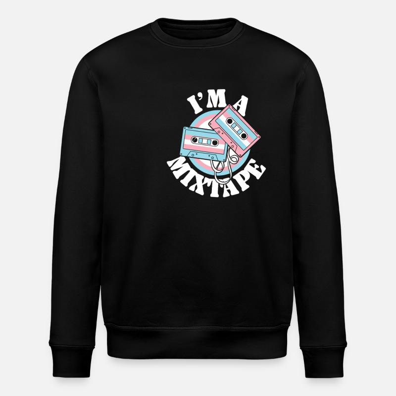 Transgender Trans LGBT Pride - Stanley/Stella Unisex Bio-Sweatshirt ROLLER - Schwarz