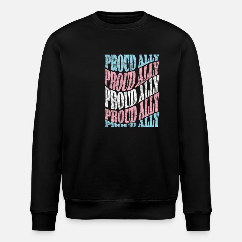 Transgender Trans LGBT Pride - Stanley/Stella Unisex Bio-Sweatshirt ROLLER - Schwarz