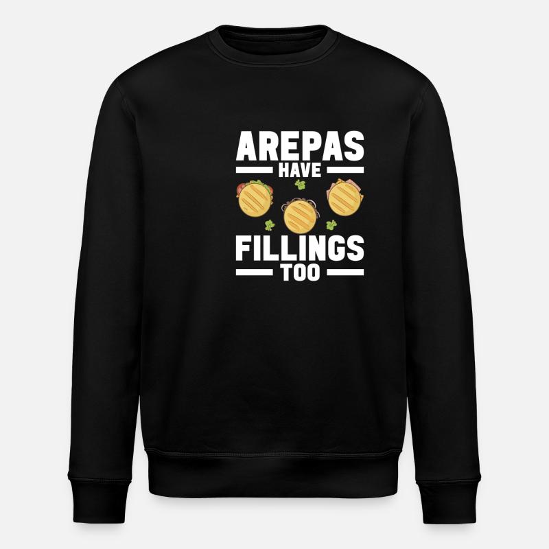 Arepas vénézuélienne - Sweat bio ROLLER Stanley/Stella Unisexe - noir