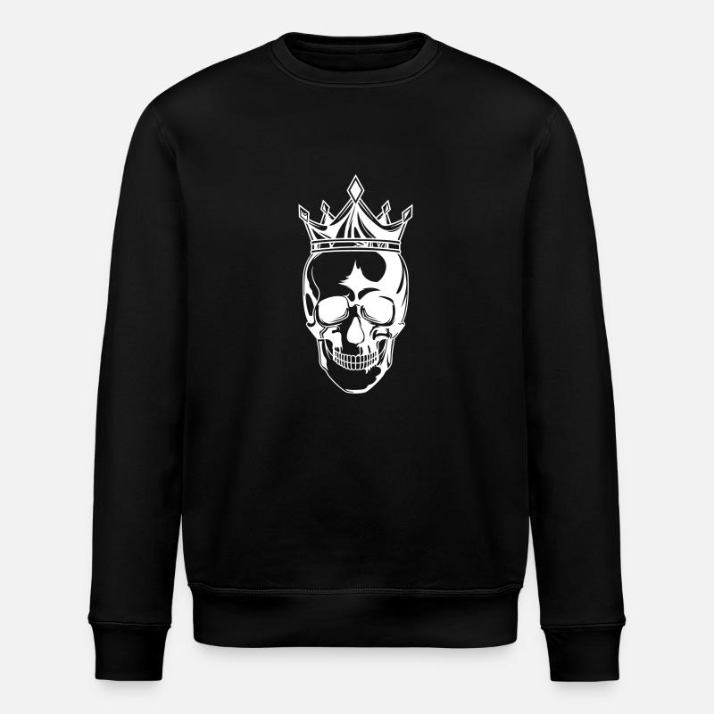 skull king - Stanley/Stella Unisex Bio-Sweatshirt ROLLER - Schwarz