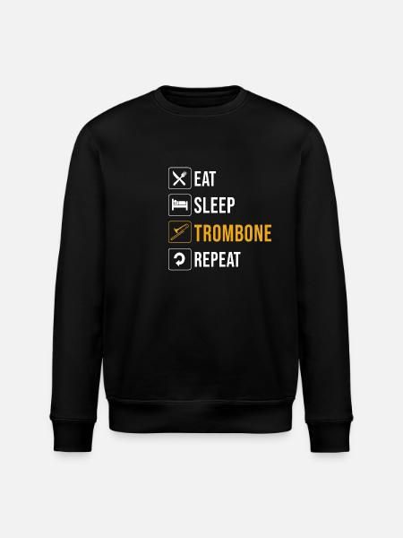 Posaune - Stanley/Stella Unisex Bio-Sweatshirt ROLLER - Schwarz