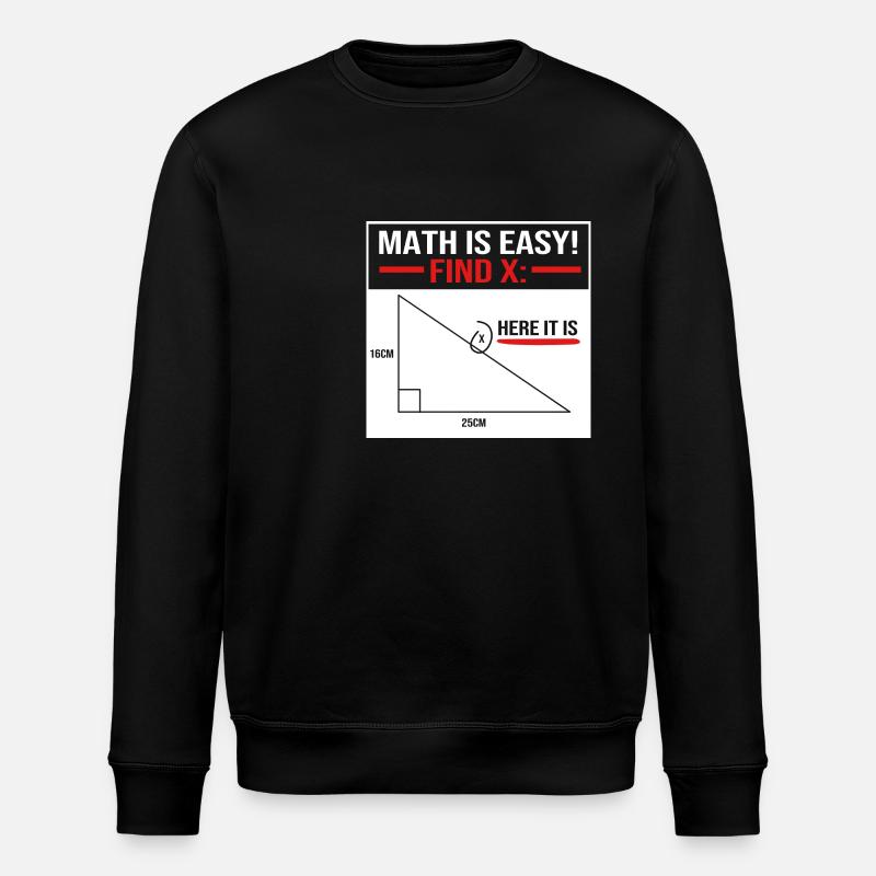 Mathematik - Stanley/Stella Unisex Bio-Sweatshirt ROLLER - Schwarz