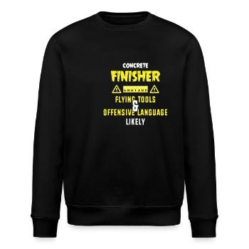 Beton Betonfertiger Betonmischer - Stanley/Stella Unisex Bio-Sweatshirt ROLLER - Schwarz - Vorne - Nik (191cm)