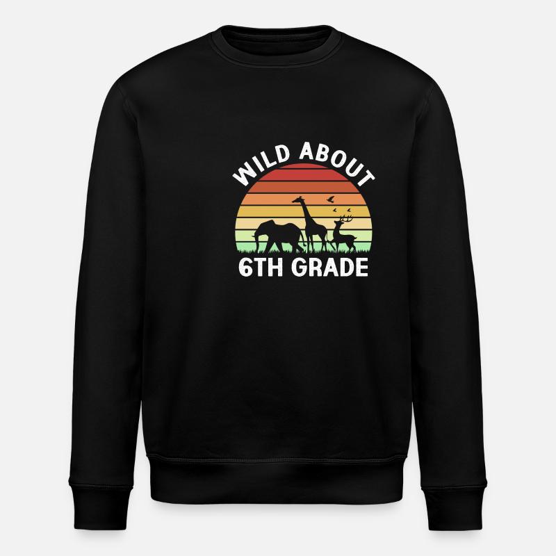 6. Klasse - Stanley/Stella Unisex Bio-Sweatshirt ROLLER - Schwarz