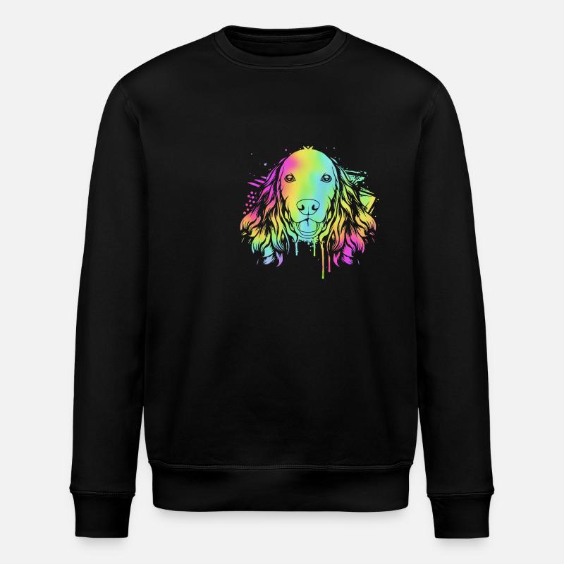 Cocker Spaniel - Stanley/Stella Unisex Bio-Sweatshirt ROLLER - Schwarz