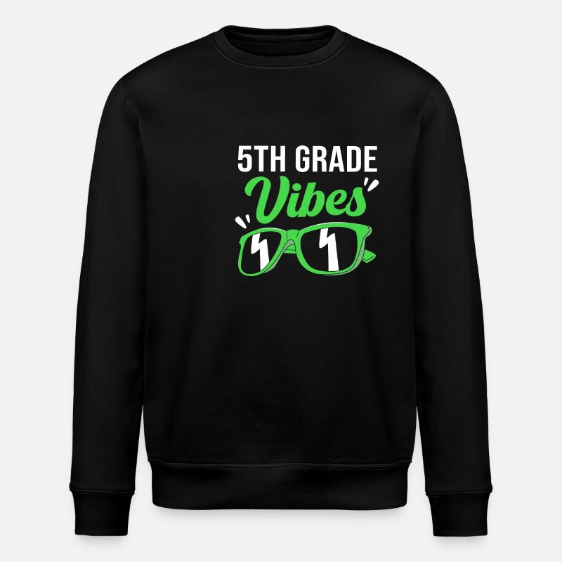 5. Klasse - Stanley/Stella Unisex Bio-Sweatshirt ROLLER - Schwarz