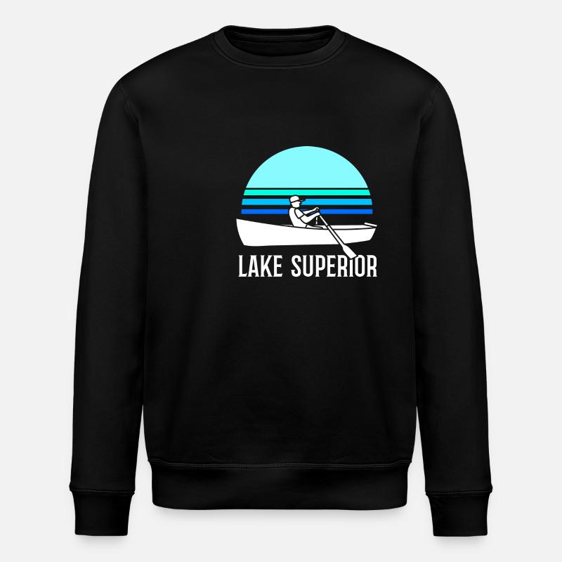 Grands Lacs - Sweat bio ROLLER Stanley/Stella Unisexe - noir